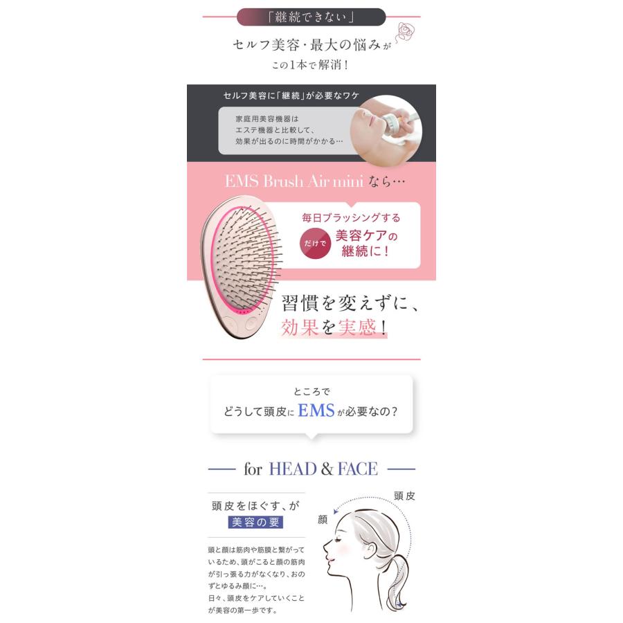 選べるおまけ付き WAVEWAVE EMS ブラシエアー ミニ (送料無料) 頭皮