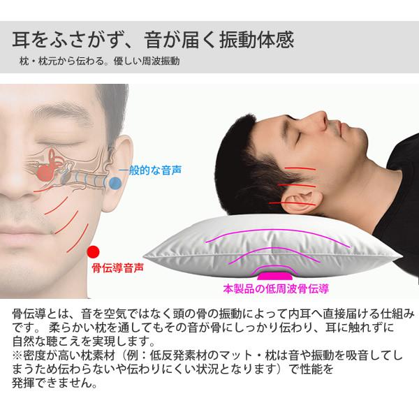 エアリア 枕元スピーカー OYASUMI-NA (送料無料) 骨伝導 スピーカー