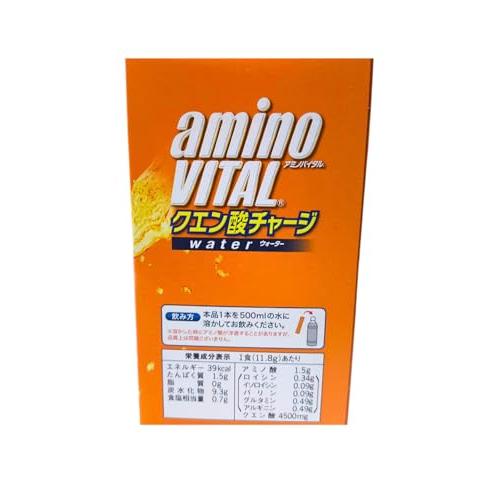 味の素アミノバイタル クエン酸チャージウォーターレモンBCAAアミノ酸24本4点 アミノバイタルクエン酸チャージウォーター(24本入) レモン味