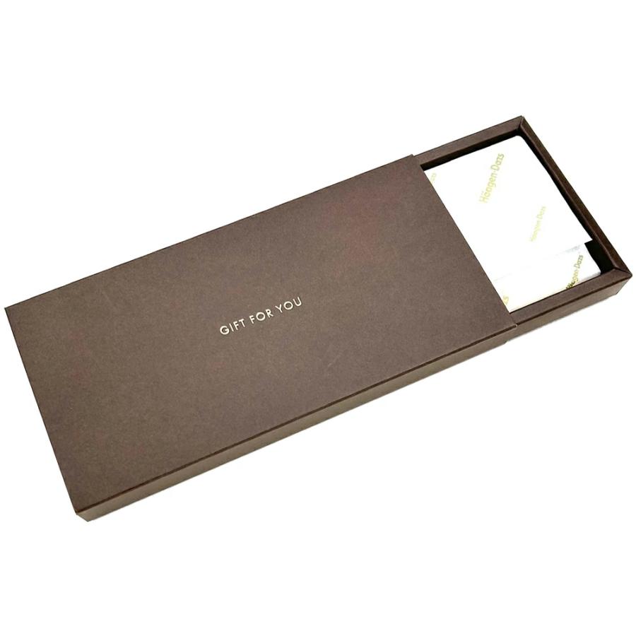 ブラウンギフトボックス入り ハーゲンダッツギフト券 10枚 ／ アイスクリーム ギフト券 プレゼント 景品 ポイント消化 に最適 |  | 04