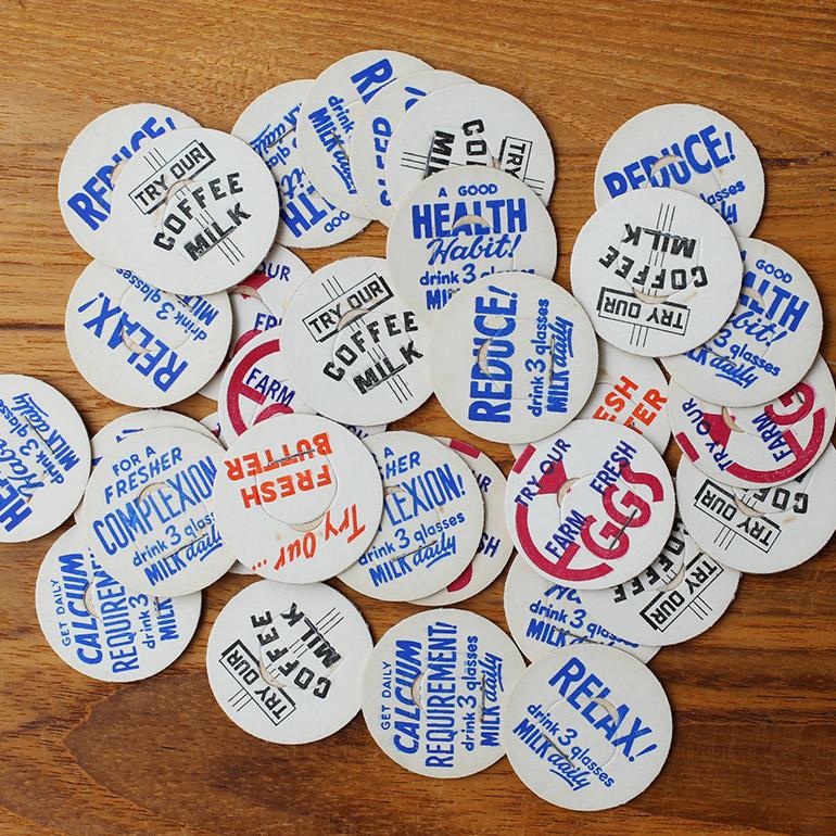VINTAGEMILK BOTTLE CAP20枚セット | ブランド登録なし | 01