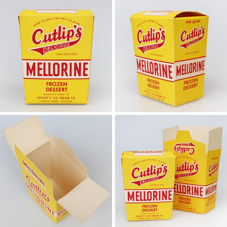 VINTAGEICE CREAM CONTAINER アメリカ アイスクリーム パッケージ 紙 レトロ | ブランド登録なし | 01