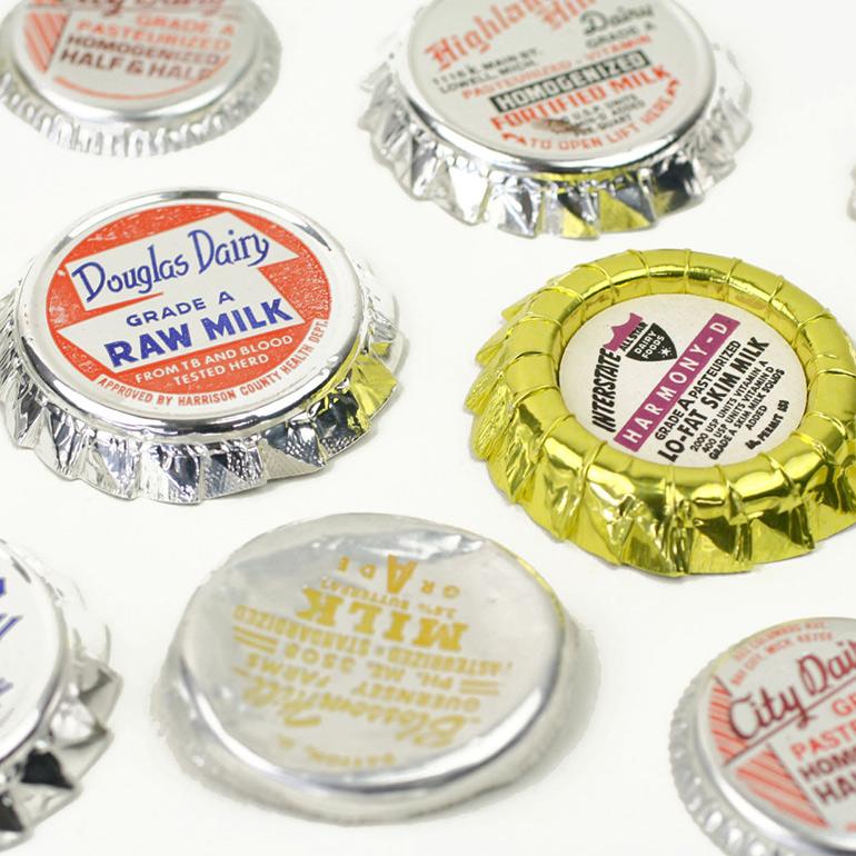 VINTAGEMILK BOTTLE CAP10枚セット | ブランド登録なし