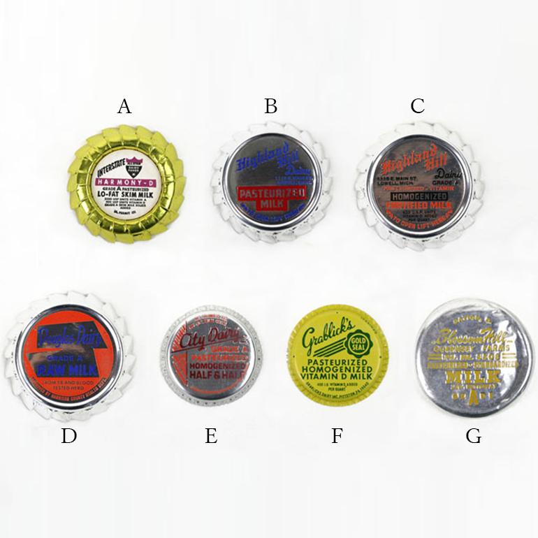 VINTAGEMILK BOTTLE CAP10枚セット | ブランド登録なし | 01