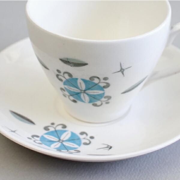 VINTAGE ヴィンテージ カップ&ソーサー ミッドセンチュリー レトロ 日本製 陶器 | ブランド登録なし