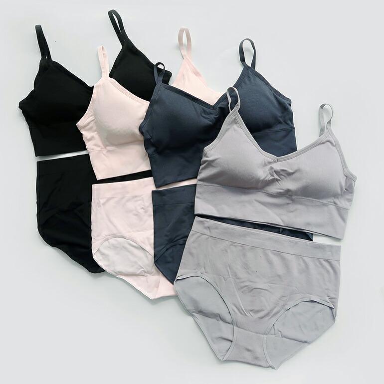 ブラジャー ブラ ノンワイヤー カップ付 ホック無 ロング丈 リブ 伸縮性 通気性 吸湿 バンブー Boody ブーディー レディース リヨライトリブローバックブラ | BOODY | 12