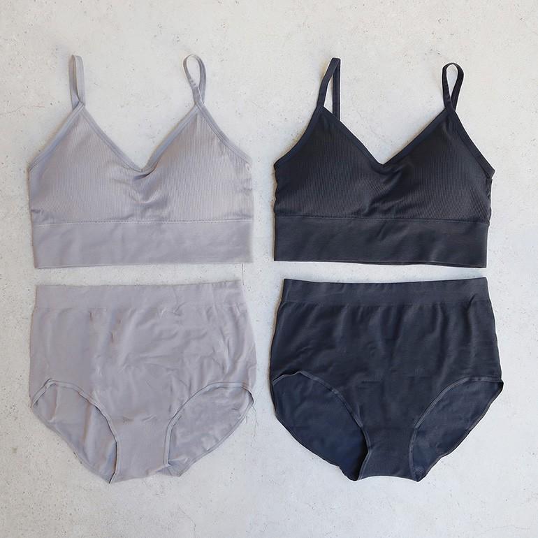 ブラジャー ブラ ノンワイヤー カップ付 ホック無 ロング丈 リブ 伸縮性 通気性 吸湿 バンブー Boody ブーディー レディース リヨライトリブローバックブラ | BOODY | 13