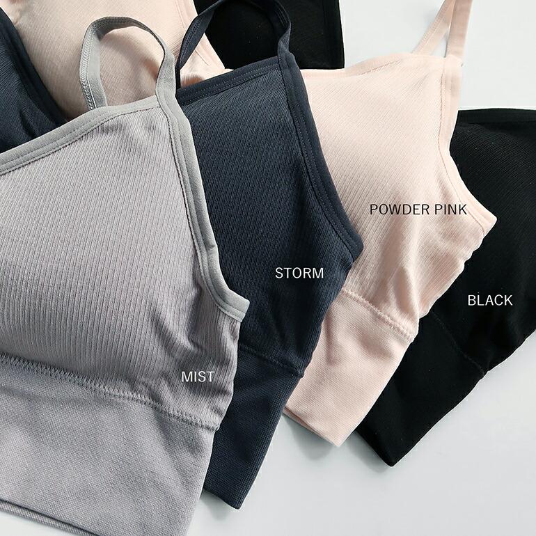 ブラジャー ブラ ノンワイヤー カップ付 ホック無 ロング丈 リブ 伸縮性 通気性 吸湿 バンブー Boody ブーディー レディース リヨライトリブローバックブラ | BOODY | 05