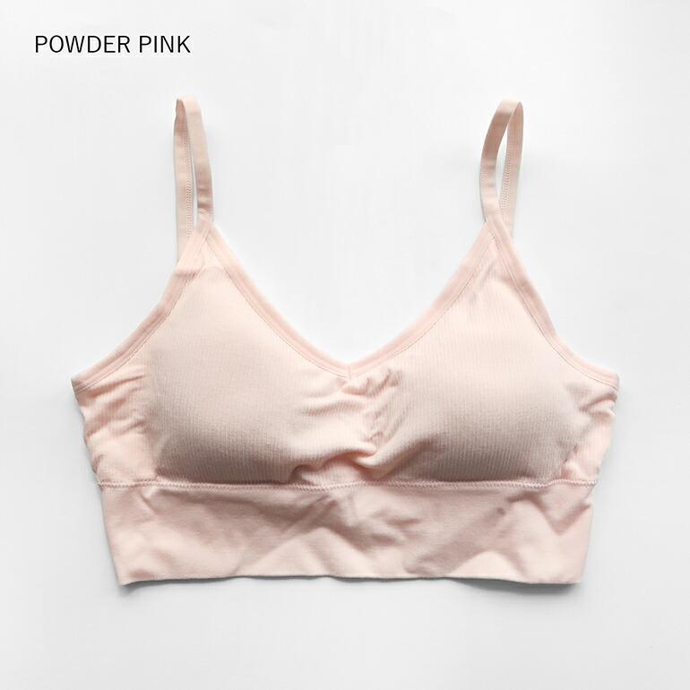 ブラジャー ブラ ノンワイヤー カップ付 ホック無 ロング丈 リブ 伸縮性 通気性 吸湿 バンブー Boody ブーディー レディース リヨライトリブローバックブラ | BOODY | 03