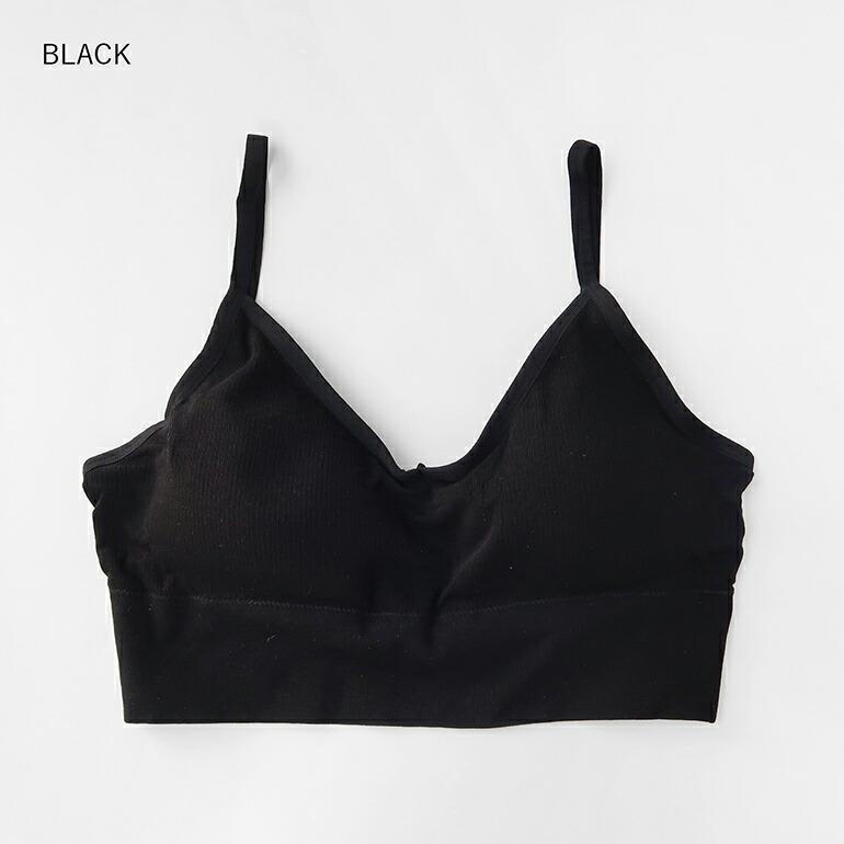 ブラジャー ブラ ノンワイヤー カップ付 ホック無 ロング丈 リブ 伸縮性 通気性 吸湿 バンブー Boody ブーディー レディース リヨライトリブローバックブラ | BOODY | 04