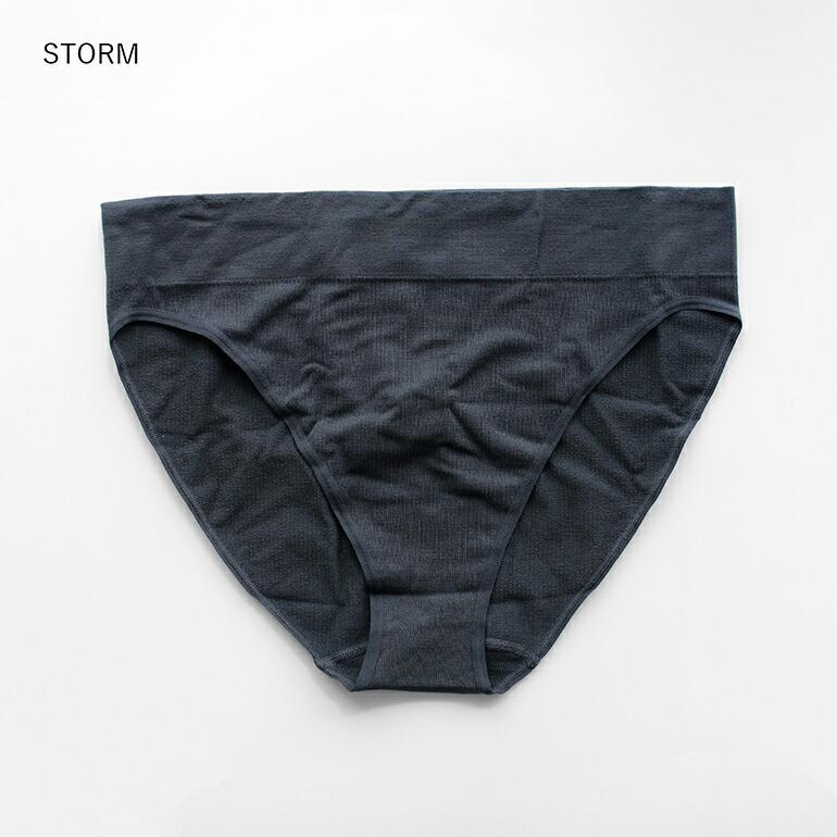 ショーツ シームレス  リブ編み ハイライズ 伸縮性 通気性 吸湿 締め付け無 バンブー ブーディー Boody レディース リヨライトリブハイレッグブリーフ | BOODY | 01