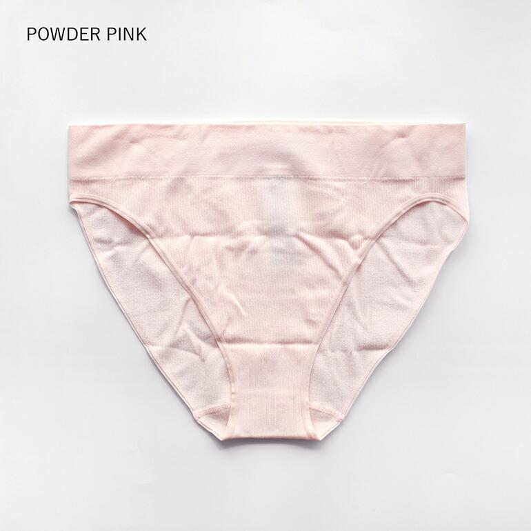 ショーツ シームレス  リブ編み ハイライズ 伸縮性 通気性 吸湿 締め付け無 バンブー ブーディー Boody レディース リヨライトリブハイレッグブリーフ | BOODY | 04