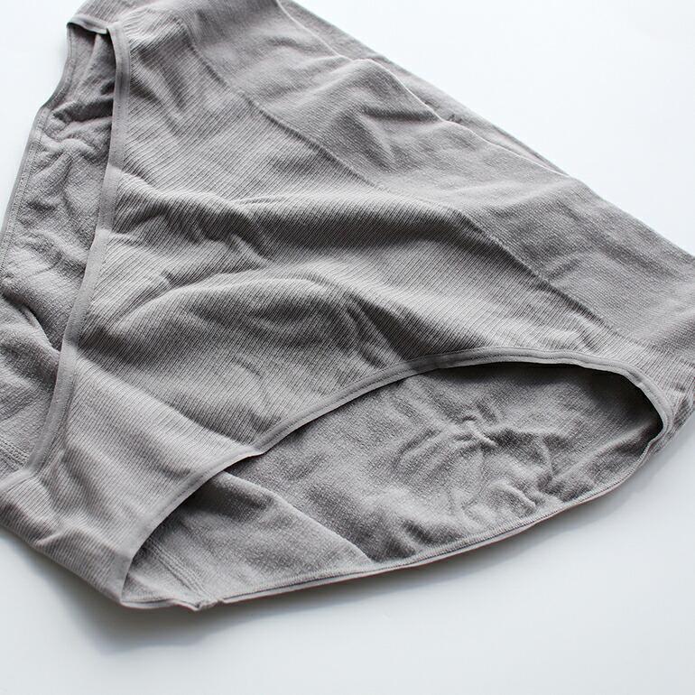 ショーツ シームレス  リブ編み ハイライズ 伸縮性 通気性 吸湿 締め付け無 バンブー ブーディー Boody レディース リヨライトリブハイレッグブリーフ | BOODY | 07