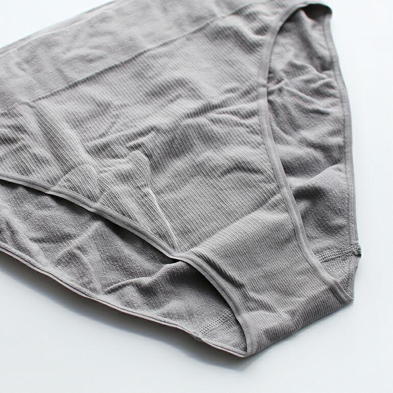 ショーツ シームレス  リブ編み ハイライズ 伸縮性 通気性 吸湿 締め付け無 バンブー ブーディー Boody レディース リヨライトリブハイレッグブリーフ | BOODY | 08