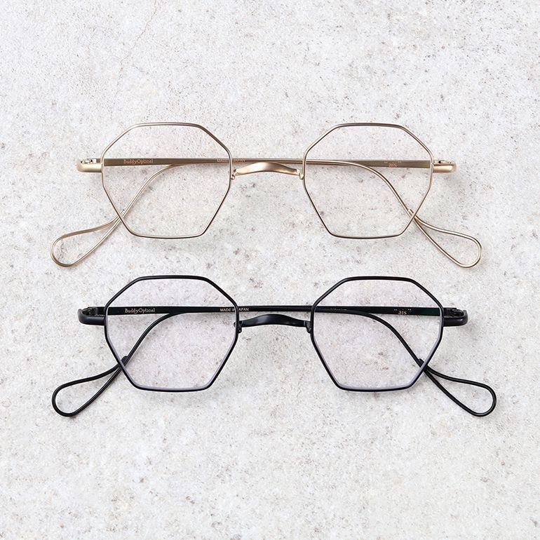 メガネ 眼鏡 八角形型 華奢 フレームレディース メンズ ユニセックス アイウェア ファッション おしゃれ 日本製 Buddy Optical バディオプティカル ais(18150円)