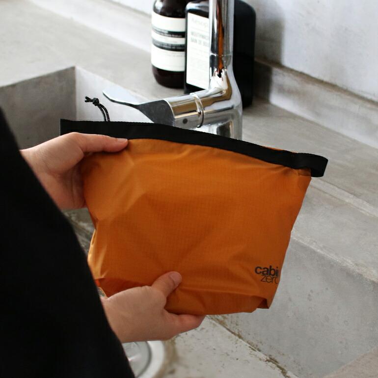 ポーチ トラベル 旅行 洗面 耐水 ナイロンイギリス cabin zero キャビンゼロ ULTRALIGHT WASH POUCH 3.5L ABSOLUTE BLACK ブラック | cabin zero | 07