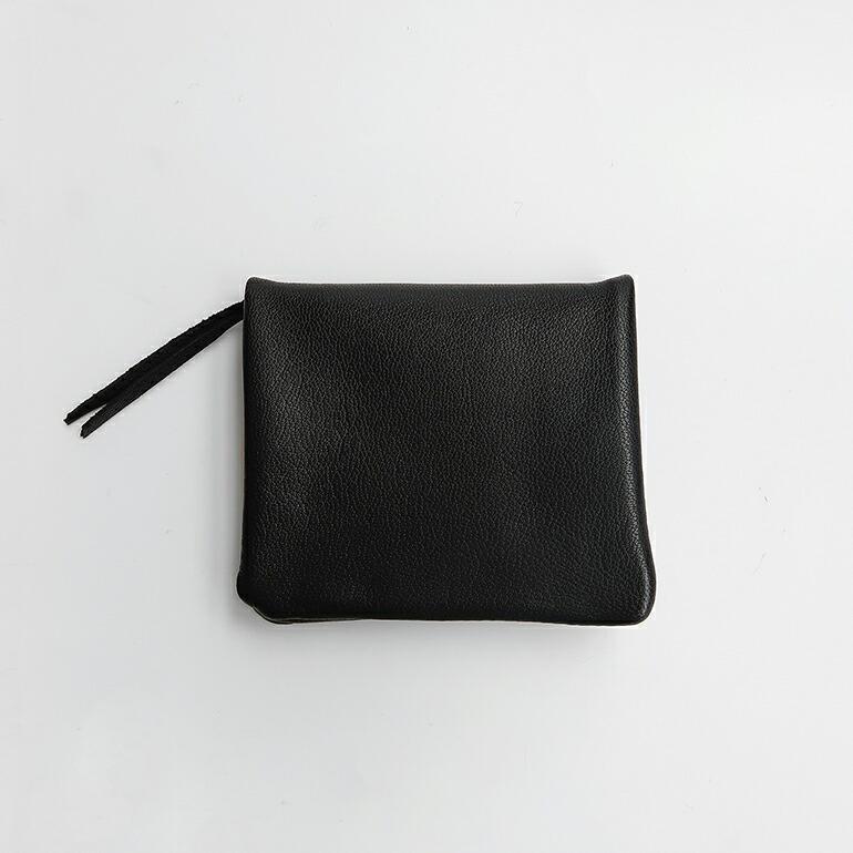 財布 二つ折り レザー 山羊革 ブラック コンパクト メンズ レディース 日本製 カード コイン CLASKA クラスカ DEFORE mini | CLASKA Gallery & Shop ”DO”