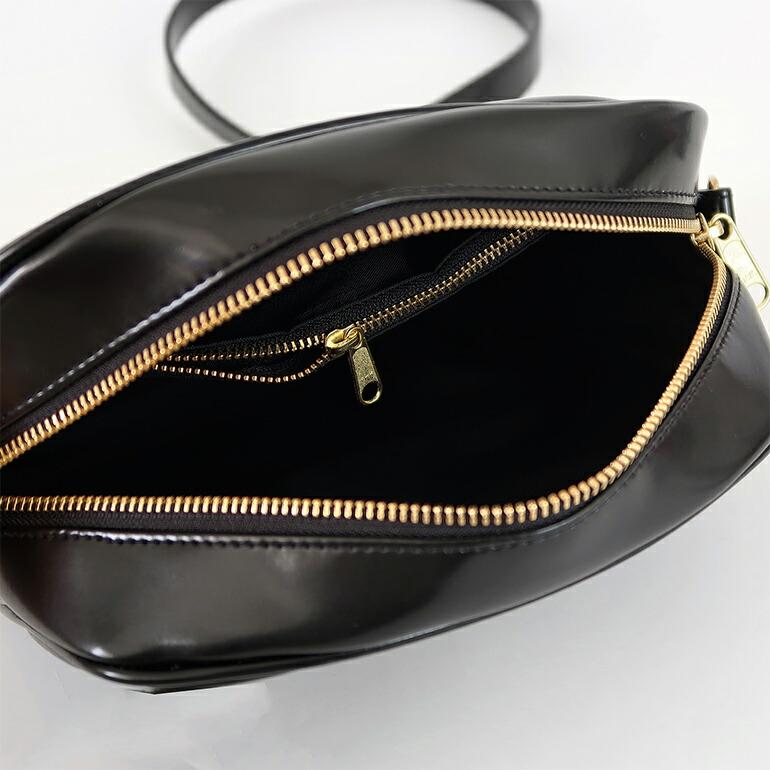 ショルダーバッグ レディース CLASKA クラスカ ブラック シンプル シック 箔押し BANK ショルダーバッグ アーチ | CLASKA Gallery & Shop ”DO” | 06