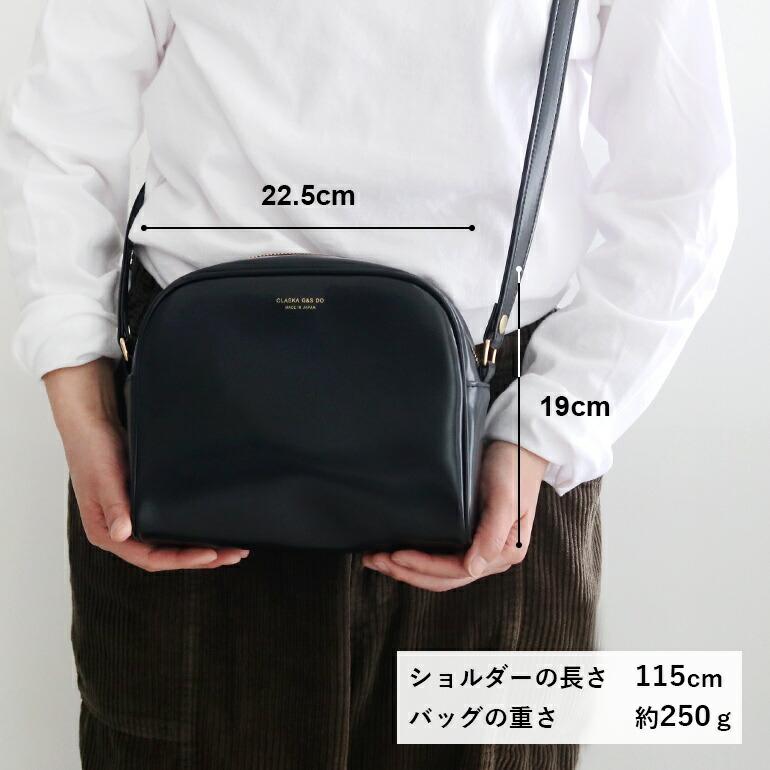 ショルダーバッグ レディース CLASKA クラスカ ブラック シンプル シック 箔押し BANK ショルダーバッグ アーチ | CLASKA Gallery & Shop ”DO” | 07
