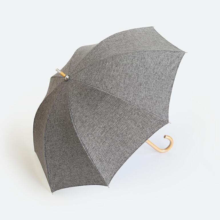 傘 晴雨兼用 長傘 日傘 レディース おしゃれ バンブー グレー CLASKA クラスカ プレーン長傘 | CLASKA Gallery & Shop ”DO”