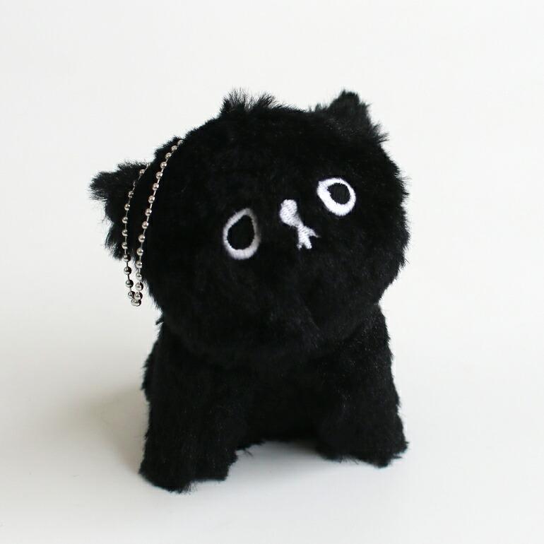 ぬいぐるみ キーホルダー ネコ 黒猫 塩川いづみ CLASKA Gallery & Shop クラスカ B.B. ぬいぐるみバッグチャーム  ネー | ブランド登録なし | 01