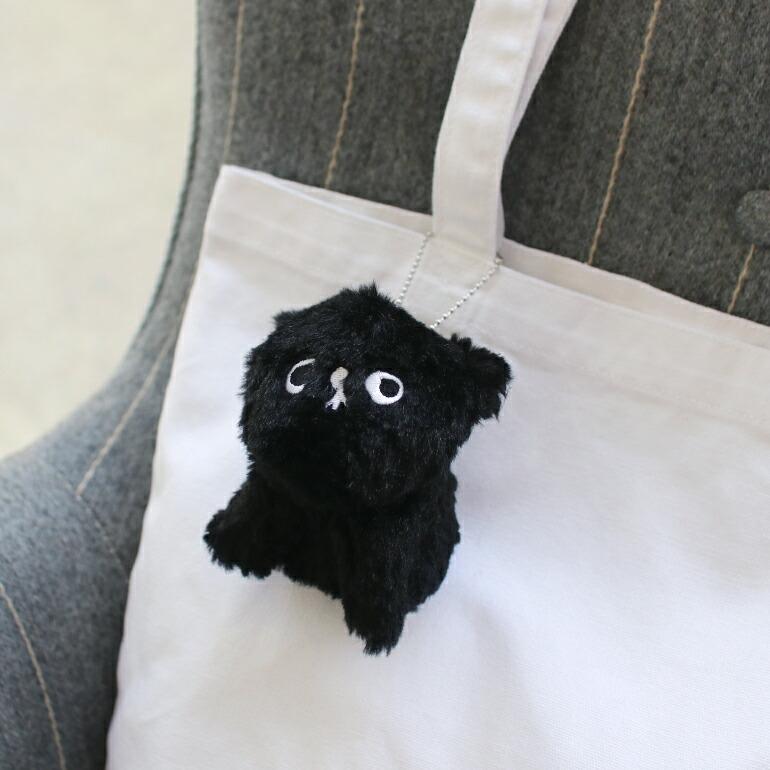 ぬいぐるみ キーホルダー ネコ 黒猫 塩川いづみ CLASKA Gallery & Shop クラスカ B.B. ぬいぐるみバッグチャーム  ネー | ブランド登録なし | 08