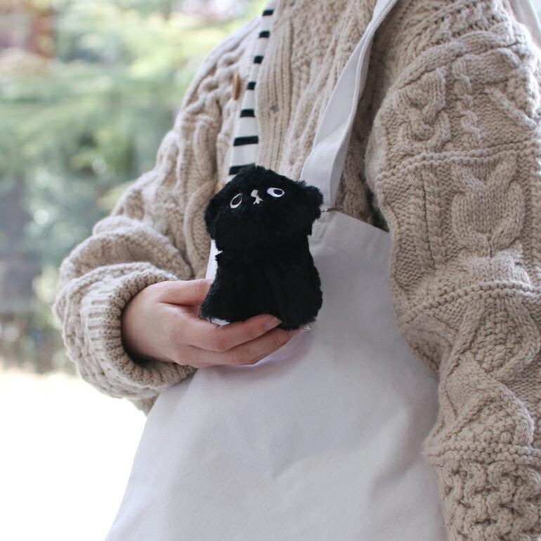 ぬいぐるみ キーホルダー ネコ 黒猫 塩川いづみ CLASKA Gallery & Shop クラスカ B.B. ぬいぐるみバッグチャーム  ネー | ブランド登録なし | 09