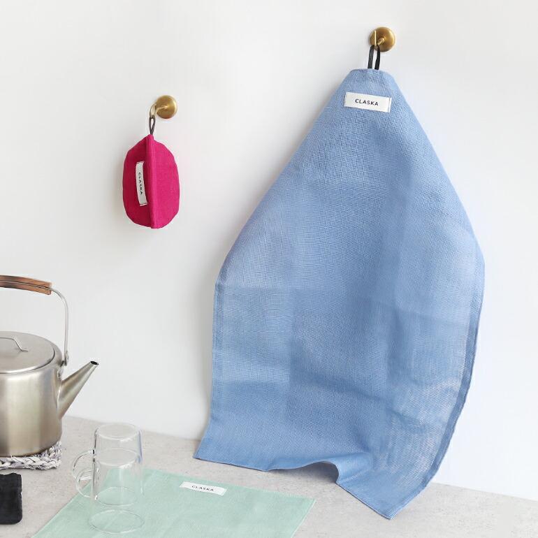 キッチンタオル ふきん クロス 食器 手拭き 蚊帳 かや 奈良 大判 ループ付き 綿 日本製 CLASKA クラスカ TOWEL KITCHEN | CLASKA Gallery & Shop ”DO” | 04