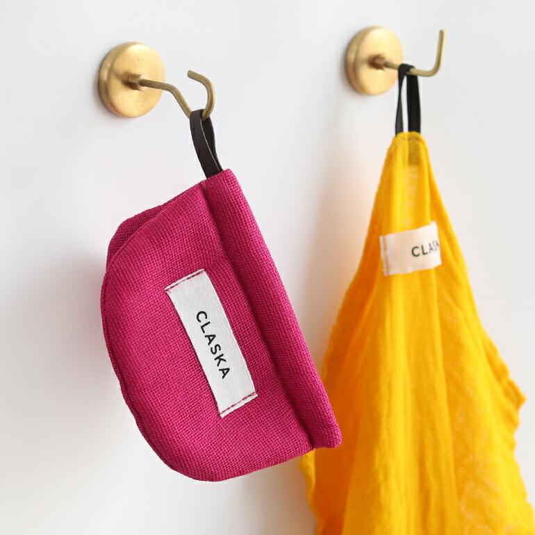 鍋つかみ ポットホルダー 蚊帳 かや 奈良 コンパクト ループ付き 中綿入り 綿 日本製 CLASKA クラスカ POT HOLDER ROUND | CLASKA Gallery & Shop ”DO” | 09