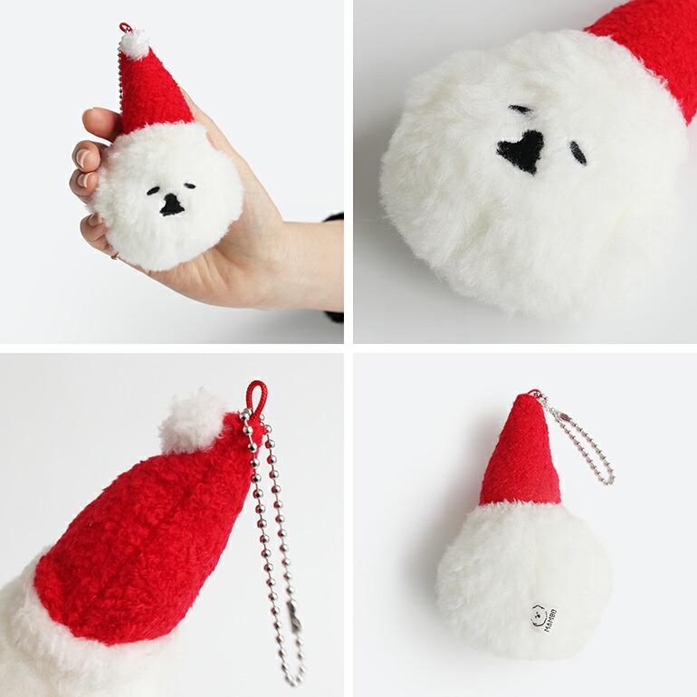 キーホルダー ぬいぐるみ クリスマス 限定 CLASKA クラスカ 塩川いづみ MAMBO バッグチャーム / KAO えみねむ / マグネット付き | MAMBO | 02