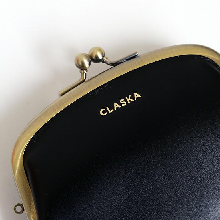財布 がま口 牛革 CLASKA クラスカ レディース ブラック おしゃれ コンパクト kalsac FROG | kalsac | 01