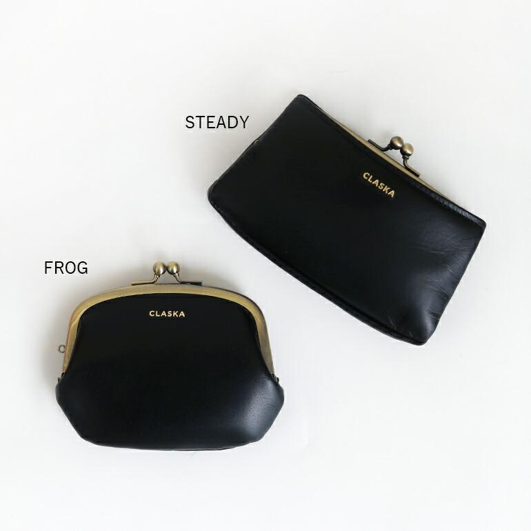 財布 がま口 牛革 CLASKA クラスカ レディース ブラック おしゃれ コンパクト kalsac STEADY | kalsac | 05