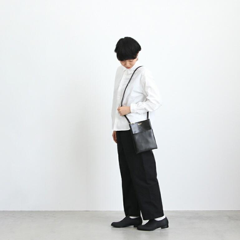 ショルダーバッグ ポシェット マチなし レディース 革 合皮 合成皮革 シンプル ブラック コンパクト クラスカ CLASKA | CLASKA Gallery & Shop ”DO” | 07