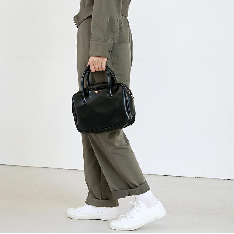 ボストンバッグ ショルダーバッグ ハンドル レディース 2WAY 革 合皮 合成皮革 シンプル ブラック コンパクト クラスカ CLASKA | CLASKA Gallery & Shop ”DO” | 13