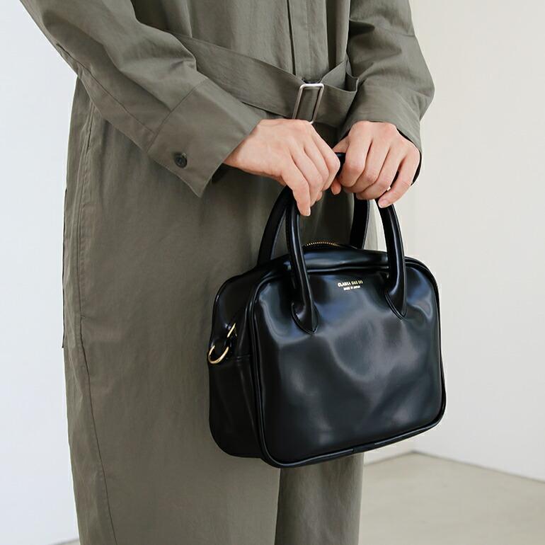 ボストンバッグ ショルダーバッグ ハンドル レディース 2WAY 革 合皮 合成皮革 シンプル ブラック コンパクト クラスカ CLASKA | CLASKA Gallery & Shop ”DO” | 15