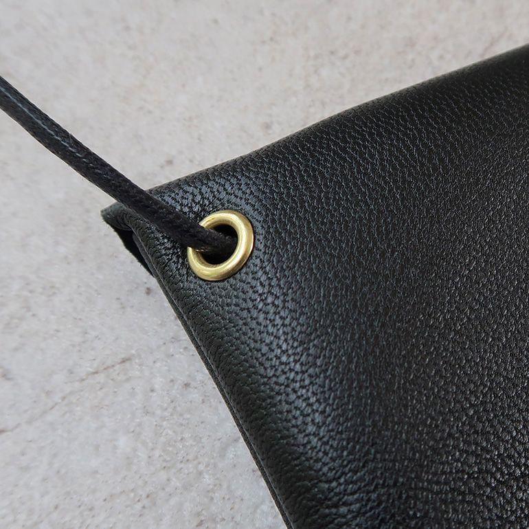 スマホポシェット スマホケース ポシェット モバイルホルダー ポーチ ブラック 山羊 革 斜め掛け クラスカ CLASKA MOBILE HOLDER | CLASKA Gallery & Shop ”DO” | 09