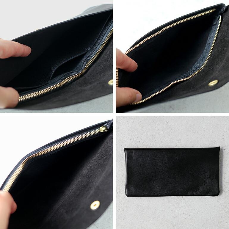 CLASKA クラスカ 長財布 ブラック 山羊革 CLASKA Gallery & Shop ”DO” 財布 長財布 レディース ブラック