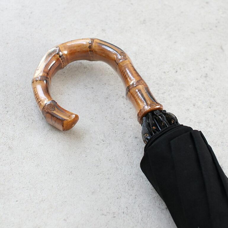 傘 折りたたみ 折り畳み 雨晴兼用 竹 ハンドル 持ち手 日傘 雨傘 無地 シンプル クラシカル 日本製 サンク CINQ | Cinq | 05