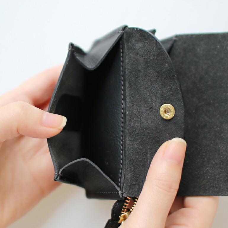財布 ミニ レザー 牛革 コンパクト 小銭入れ お札入れ ファスナー 日本製 サンク CINQ | Cinq | 09