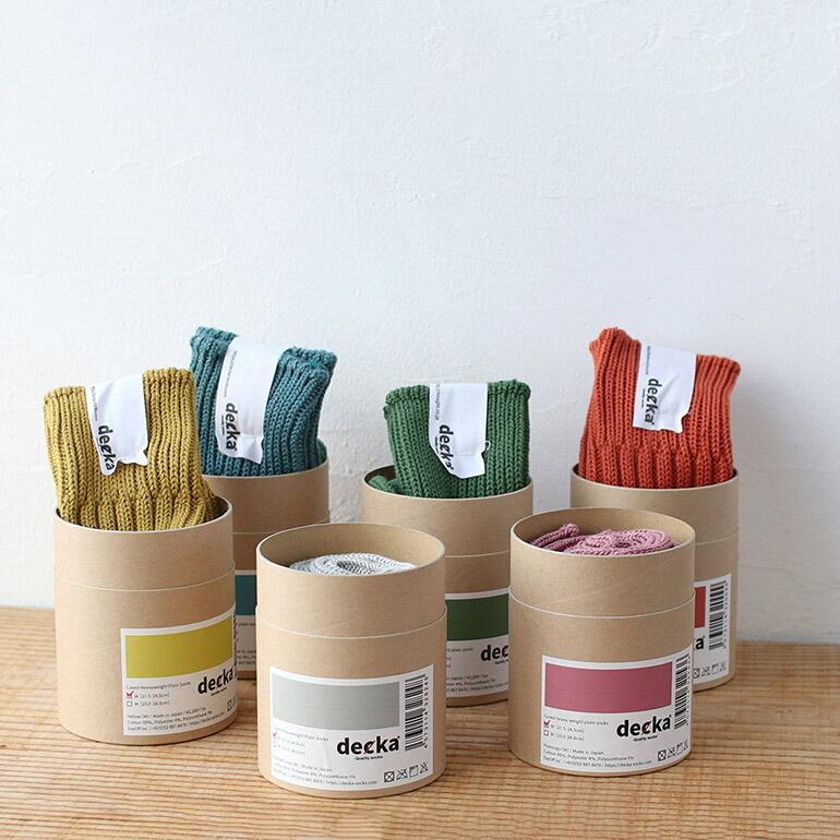 リブソックス ヘビーウェイト CASED HEAVY WEIGHT PLAIN SOCKS デカクォリティソックス decka quality socks オリーブ | decka Quality socks | 07