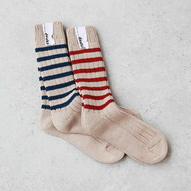 decka quality socks デカクォリティソックス Heavy weight socks/Stripe 全2色 | decka Quality socks