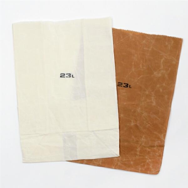 グロサリーバッグ ランチバッグ 紙袋風 PUEBCO プエブコ GROCERY BAG 23L 収納 マチ付 コットンワックス加工 | PUEBCO | 02