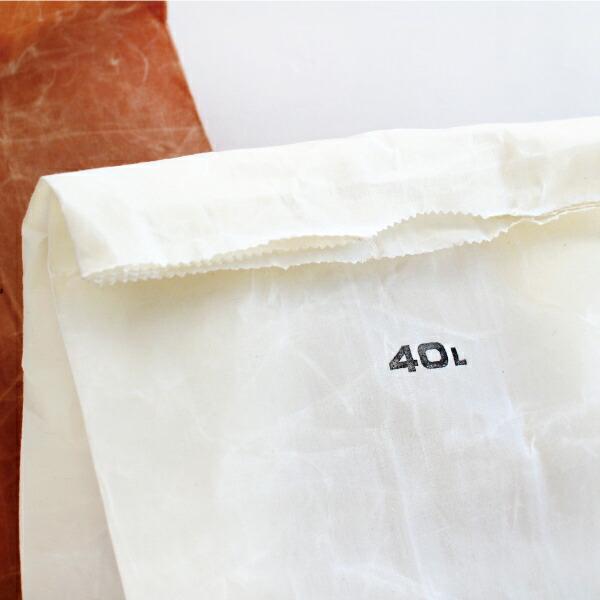 グロサリーバッグ ランチバッグ 紙袋風 PUEBCO プエブコ GROCERY BAG 40L 収納 マチ付 コットンワックス加工 | PUEBCO | 01
