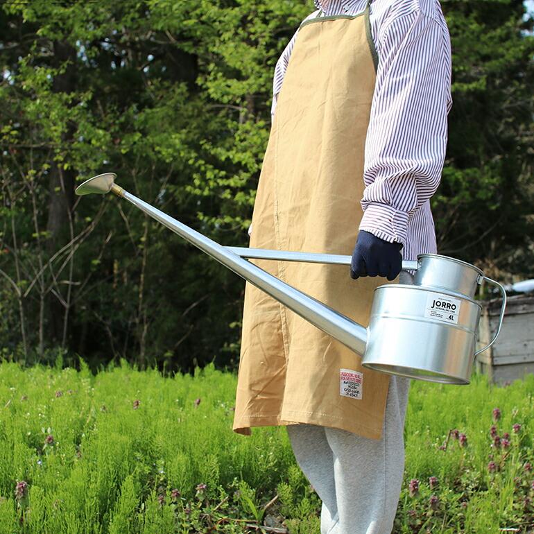 じょうろ ジョウロ ブリキ 4L おしゃれ シンプル 真鍮 HINODE ヒノデ