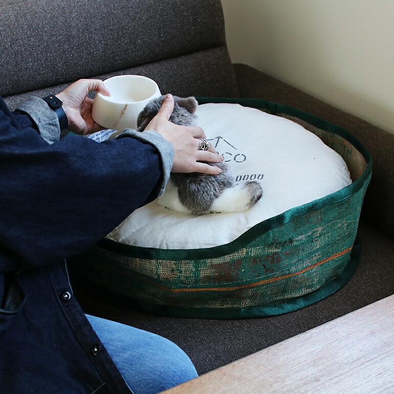PUEBCO カンタキルト ペットベッド カバー PUEBCO（プエブコ） ペットベッド ドーム型 犬 猫 おしゃれ