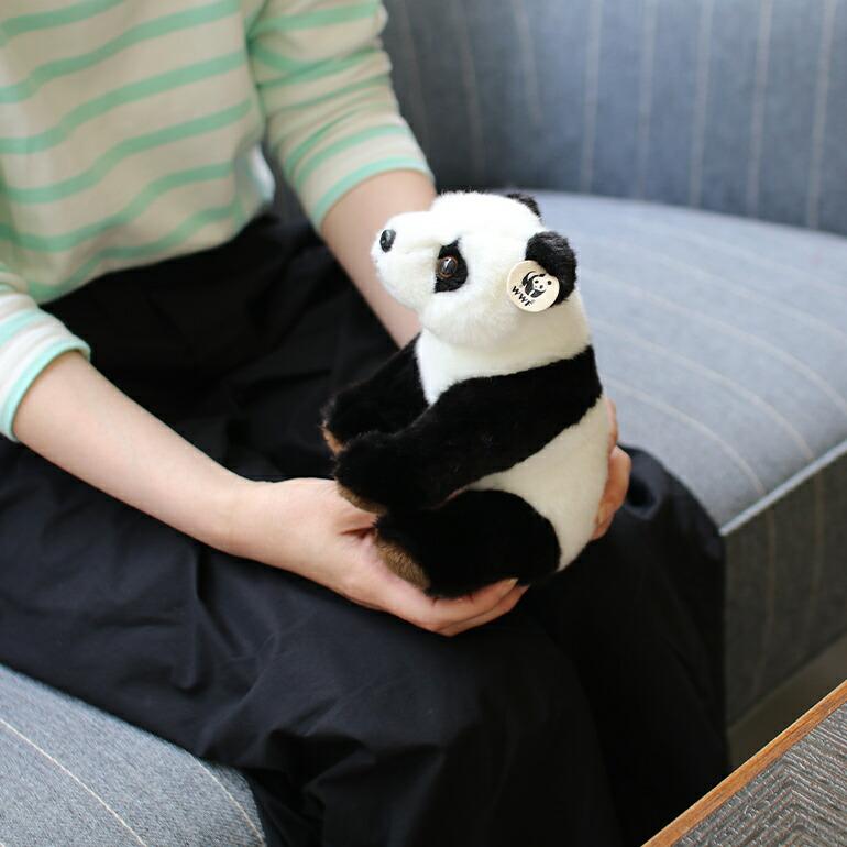 ぬいぐるみ パンダ WWF ハンドメイド 寄付 動物保護 BONTONTOYS