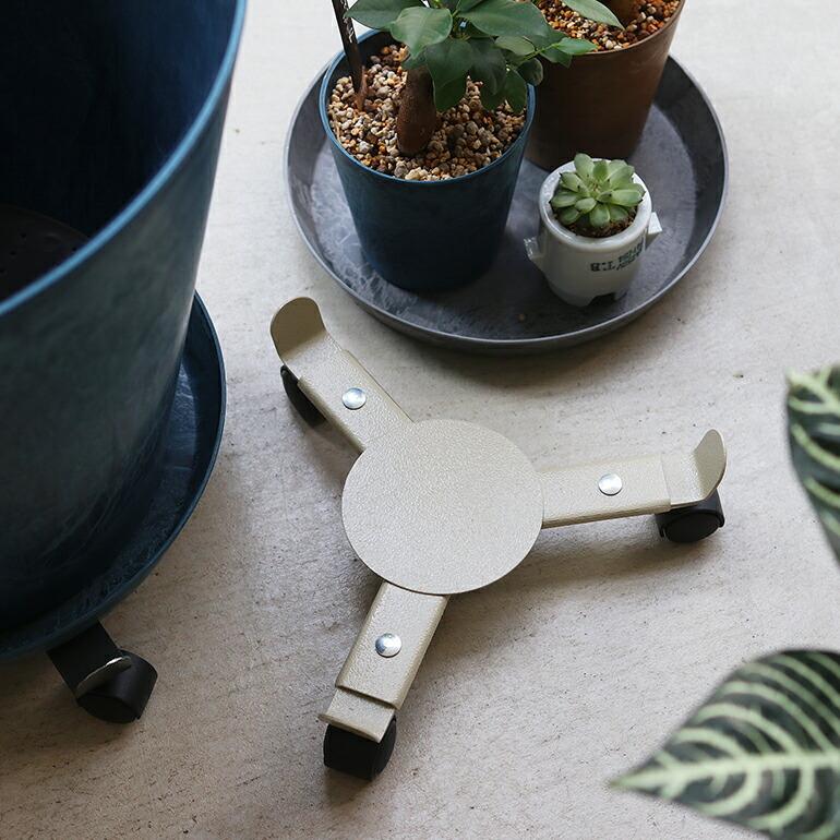 鉢スタンド プランタースタンド フラワースタンド amabro アマブロ おしゃれ キャスター スチール IRON PLANTER STAND | amabro | 01