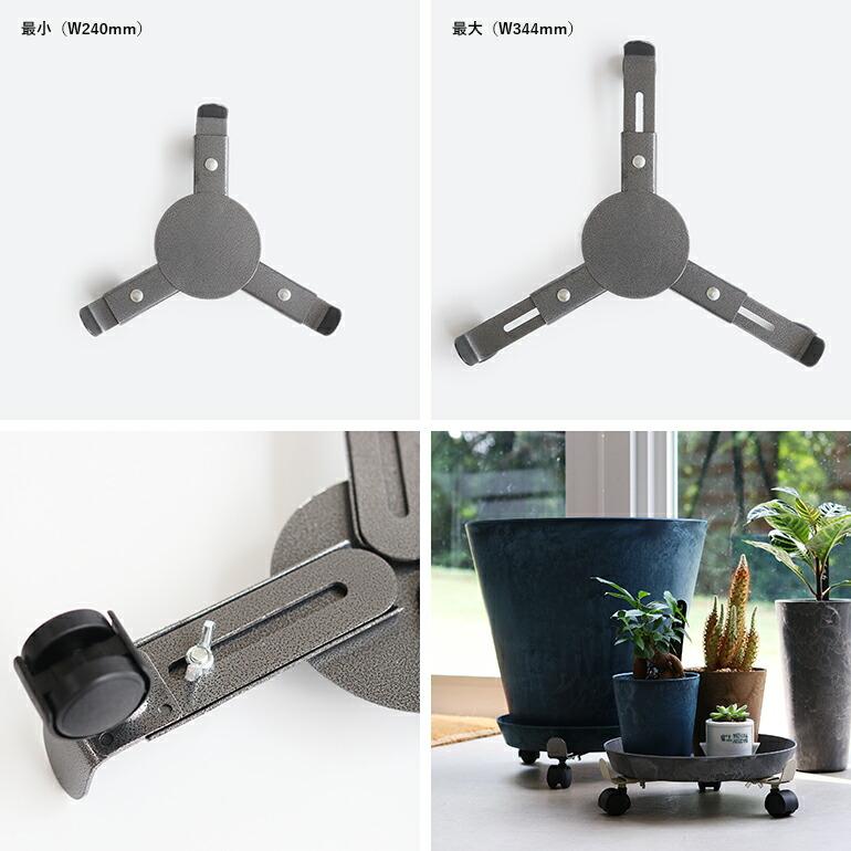 鉢スタンド プランタースタンド フラワースタンド amabro アマブロ おしゃれ キャスター スチール IRON PLANTER STAND | amabro | 03