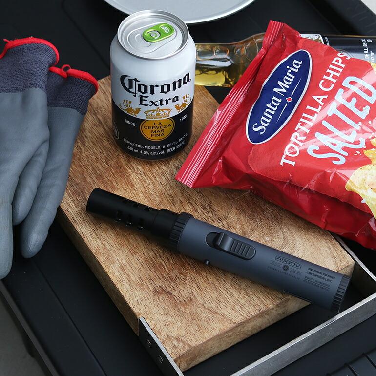 トーチバーナー スティックバーナー AS2OV アッソブ 充填式 ガス 1300℃ ロック機能 アウトドア 防災 PORTABLE STICK BURNER RENEWAL | AS2OV | 01