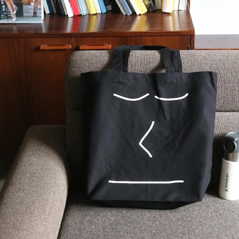 トートバッグ 平山昌尚 HIMAA A4 YVON LAMBERT X TOTE BAG ブラック 